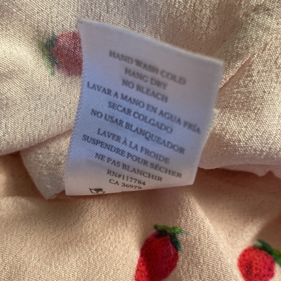 Rails Chase Strawberries 🍓 Button Down Blouse - XS - Picture 13 of 14